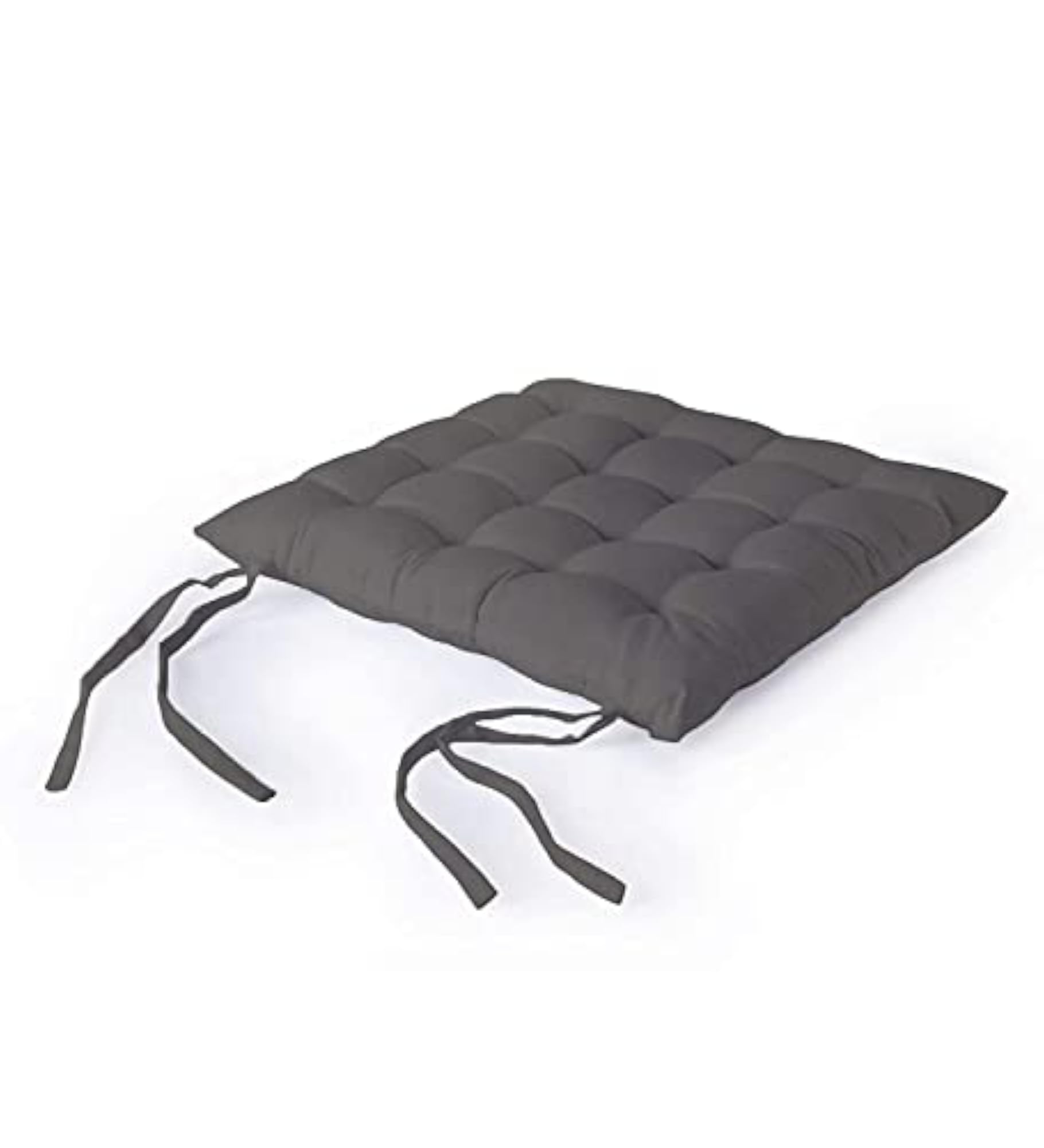Microfiber Square Chair Pad Cushion, 6 Pack