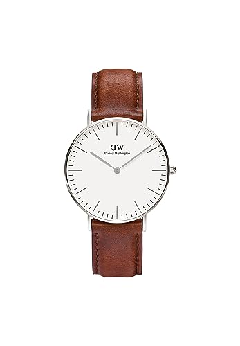 Daniel Wellington Damen-Uhren Analog Quarz One Size, Silber 32002062