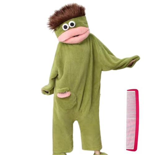 Générique Combinaison Pyjama Femme Homme Silly Onesie Pyjamas Deguisement Adulte Pyjama Pilou Pilou Chaud et Doux à Poches pour Le Plaisir en Famille et la...