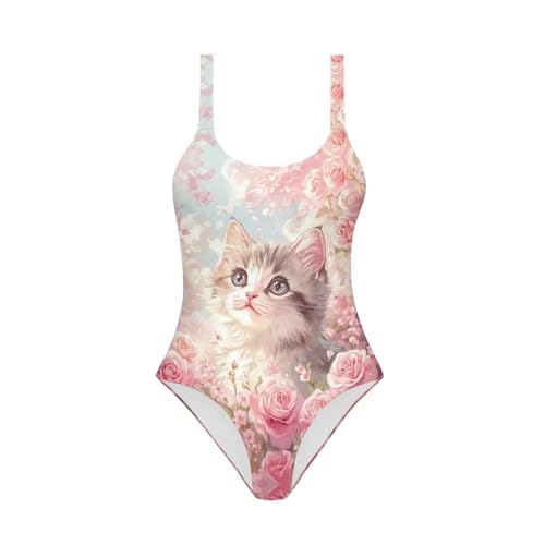 Image of Uourmeti Girls' One-Piece Swimwear Halter Bathing Suit Big Kids Summer Beach Swim Suits Swimming Wear
