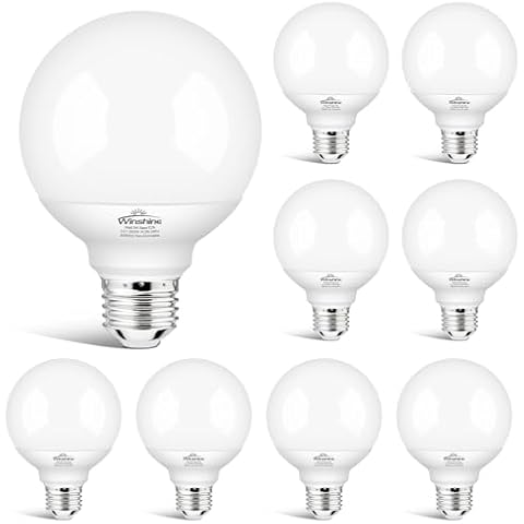 winshine G25 Globe Light Bulbs Cover