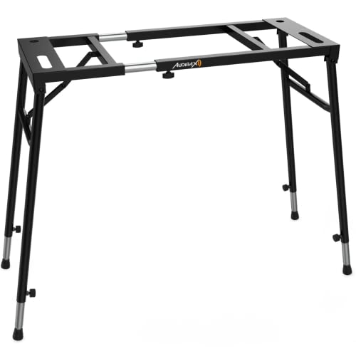 Audibax Onyx Pro 1 - Soporte Ajustable para Teclados y para Mezcladores - Carga Máxima de 50 kg -...