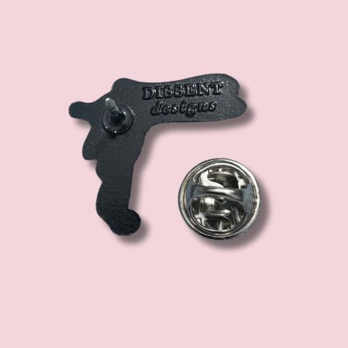 Image of Pro-Choice Speculum Pin - 1 inch Metal Feminist Accessory with Military Clasp - Supports Reproductive Rights & Healthcare Advocacy