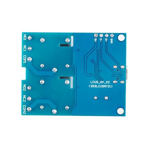 Interruptor de control inteligente LCUS-2 con relé USB de doble vía 4
