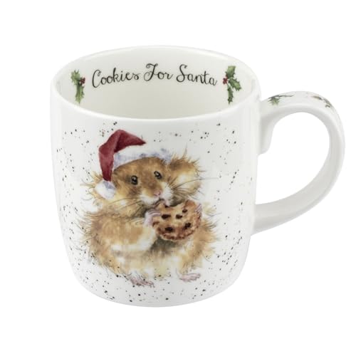 Royal Worcester Wrendale Designs Cookies For Santa Mug 0.4 Litre Mug