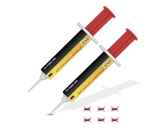 ATAQ - Cebo Profesional Potente Anticucarachas Gel 10g - Cucarachas - Insecticida - Erradicador Eficaz - Elimina Cucarachas Rápidamente - Fórmula Profesional - Resultados Rápidos