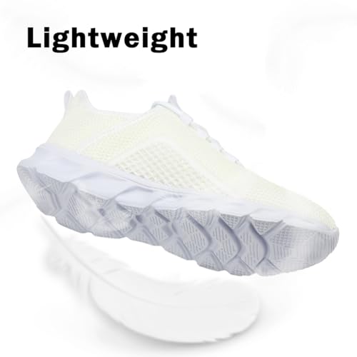 Image of DLWKIPV Womens Slip on Walking Tennis Shoes for Women Work Running Athletic Gym Sports Sneakers Lightweight Casual Shoe