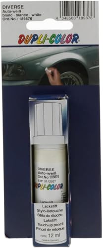 Dupli-Color 189876 Standard-Lackstift Auto Weiss 12ml, White