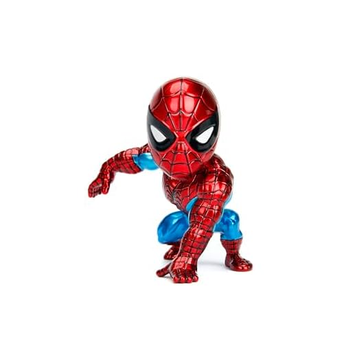 Jada - Figura de Spiderman con Licencia Marvel 100% Auténtica - 10 cm
