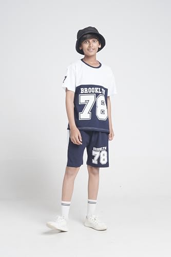 T2F Boys Cotton Printed T-Shirt and Shorts Set (Pack of 3) - Image 6