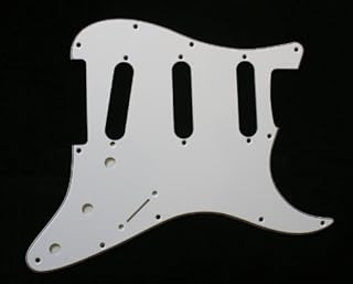(A72) Custom Guitar Pickguard For Strat Standard style,3ply White
