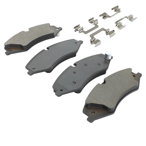 Image of QUALITY-BUILT Front Semi-Metallic Brake Pads, Black Series 1003-1479M, Compatible with 2011-2017 Land Rover (Discovery,LR4,Range Rover,Range Rover Sport)