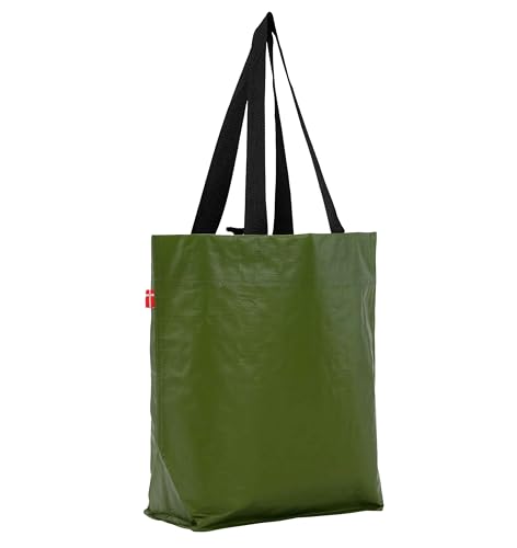BikeZac 2.0 by Cobags | Bicycle Bag Clip-On Shopping Bag | Bicycle Shopping Bag | Pannier Rack Bag | Shopping Trolley Bag | Reusable | Recycling Bag (Cobags Simply Green)