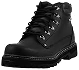 Skechers USA Men's Pilot Utility Boot,Black,9 M US
