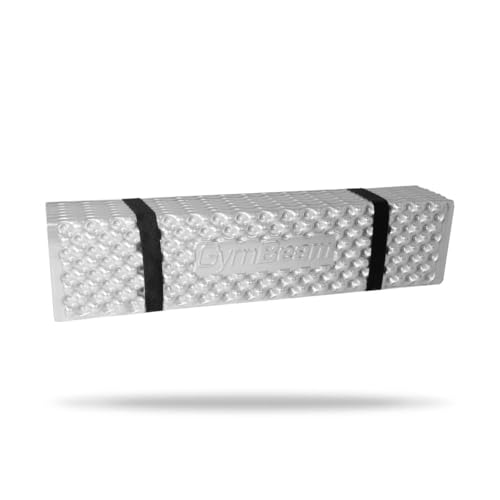 GymBeam Materassino Pieghevole da Campeggio in Gommapiuma IXPE - Materassino Isolante Alluminio, Leggero 420g, Resistente all'Umidità, Facile da Ripiegare, Perfetto per Escursioni e Relax