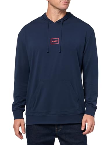 HUGO Men's Logo Outline Hooded Sweatshirt