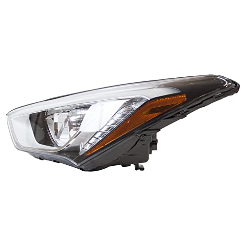 TYC Left Headlight Assembly Compatible with 2013-2016 Hyundai Santa Fe by TYC - Image 3