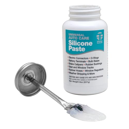 Tribology Tech-Lube Silicone Paste with Brush, Clear, 8 oz -...