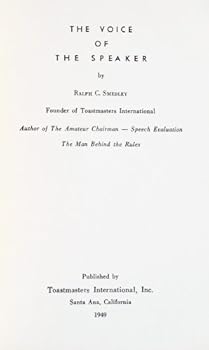 Paperback The voice of the speaker Book