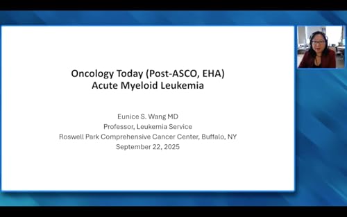 Acute Myeloid Leukemia — An Interview with Dr Eunice S Wang to Review Key Presentations from ASCO and EHA (Companion Faculty Lecture) Podcast Por  arte de portada