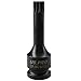 M12 x 78mm Spline Bit Triple Square Impacted Extra Long 1/2