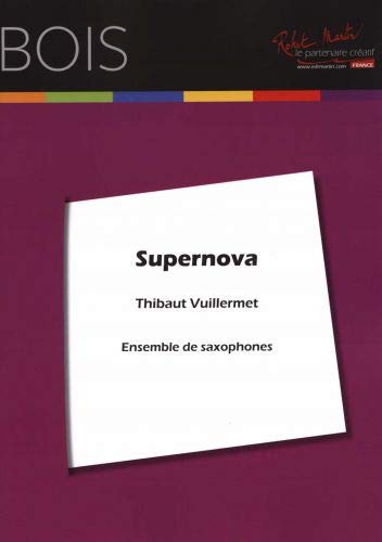 Supernova pour ensemble de saxophones partition conducteur et parties