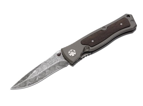 Böker Leopard-Damast II Taschenmesser, Grau