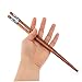 Garneck 2pairs Non- Wooden Chopsticks for Home Use Reusable Cooking Utensils for Family Dining Comfortable Grip for All Ages for and Noodles