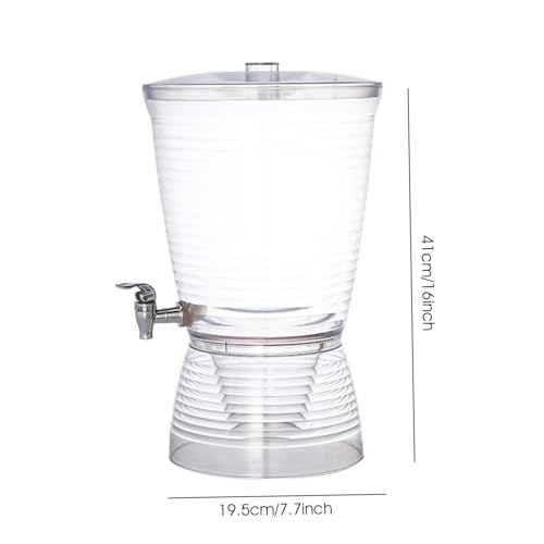 Distributeur de boissons avec robinet anti-goutte et support surélevé stable