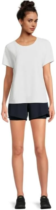 Avia Activewear Women's Short Sleeve Oversize T-Shirt (US, Alpha, 3X-Large, Regular, Regular, White) - Image 3