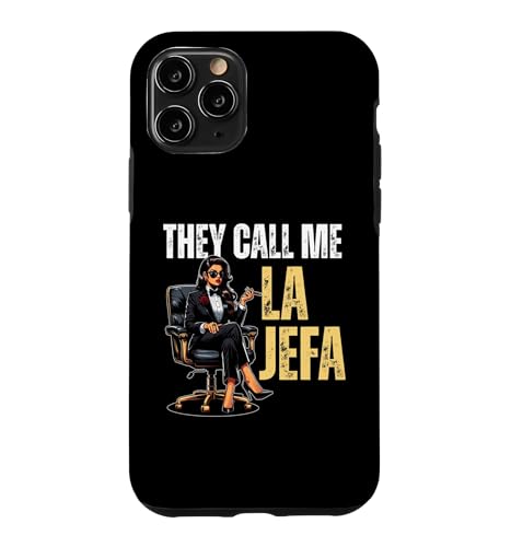 Funny Mexican Boss Design - They Call Me La Jefa �X�}�z�P�[�X iPhone 11 Pro �p