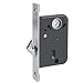 Fdit Zinc Alloy Sliding Door Locks Invisible Door Lock with 3 Keys Slide Door Locks Furniture Hardware Latch for Bathroom Closet Kitchen Balcony(Silver)