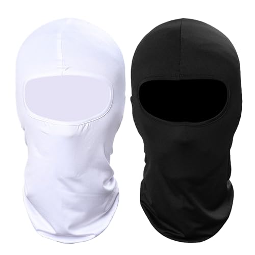 Image of Pukavt 1-6 Pack Balaclava Face Mask, Ski Mask for Men Women, UV Protection Windproof Scarf for Motorcycle Snowboard Cycling