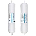 Geekpure 75GPD Reverse Osmosis RO Membrane with Quick Change Housing - 1/4" Inlet/Outlet (Fit with Geekpure RO-TW)