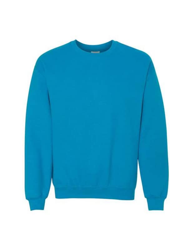 G180 saphire Large sweat col rond bleu saphir taille L pour homme femme
