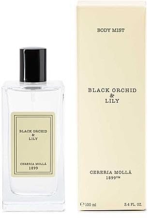 Cerería Mollá Spray Black Orchid & Lily 100 ml | Ambientador en Bruma | Fragancia Floral, Elegante y Duradera
