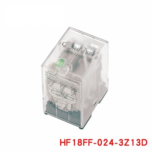 Relé electromagnético HF18FF-024-3Z13D para zócalos de 11 pines industriales 2