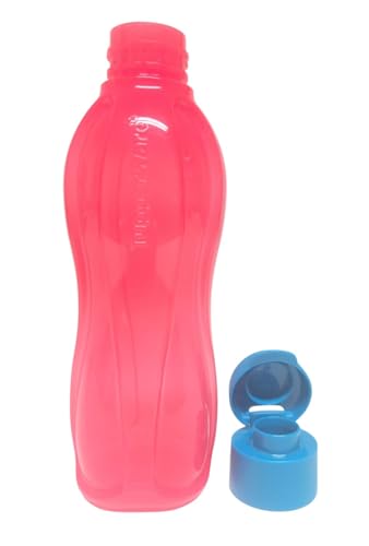 Tupperware Ecoeasy 500ml Botella Reutilizable Eco Easy Rosca Rojo Azul miniatura 2