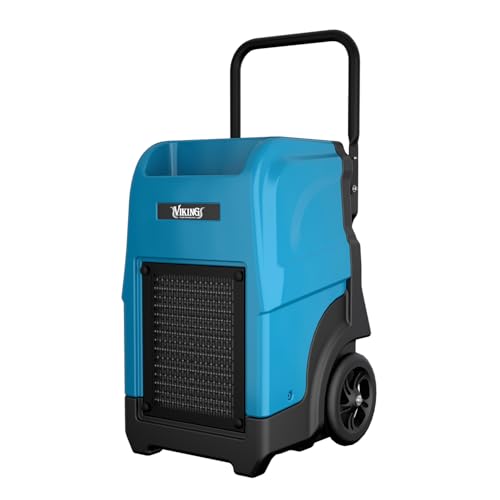 XPOWER LGR Commercial Dehumidifier with Automatic Purge Pump, Drainage Hose, Handle and Wheels for Water Damage Restoration, Clean-up Flood, Basement, Mold, Mildew (CD-90L)