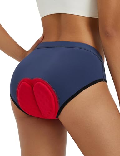 baleaf Roupa íntima feminina acolchoada 4D para ciclismo, shorts de ciclismo, bicicleta MTB, roupas
