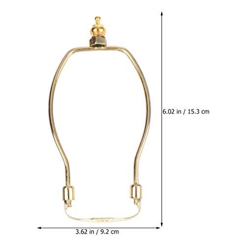 Lurrose 2Pcs Abajur Porta-Harpa Abajur Suporte Abajur Iluminação Diy Substituição Prats Acessórios p