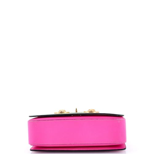 Pre-Loved Medusa Padlock Icon Flap Bag Printed Leather Medium, Print4