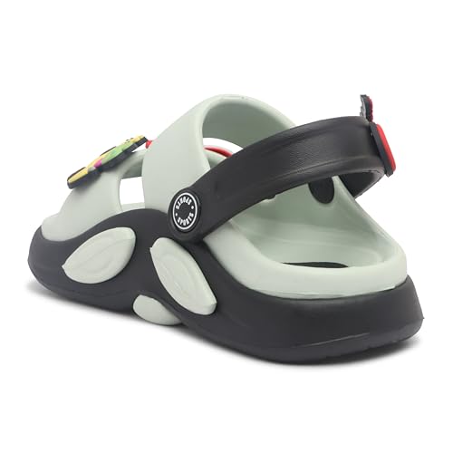 Image of Kids Cartoon Character Sports Sandals Lightweight Soft Sole Slip-On Sandals with Adjustable Back Strap for Boys & Girls