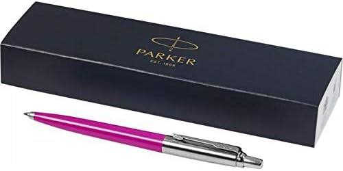 Parker Jotter Ballpoint Pen (12.9 x 0.85 cm) (White/Silver)