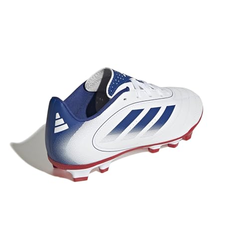 adidas Unisex-Kids Goletto IX Firm Ground/Multi Ground, White/Team Royal Blue/Better Scarlet, 8.5 by adidas - Used condition - Image 4