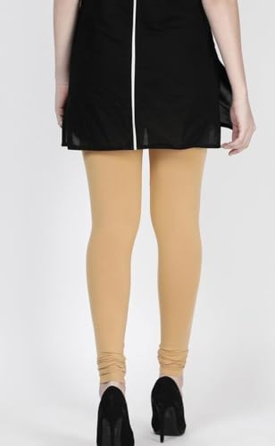 Image of Women Cotton Lycra Leggings Multicolor Pack of 2 Size Chart Waist L 28-30 inch, XL :32 inch, XXL :-34inch,3XL : 36