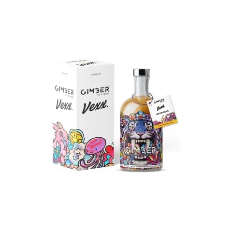 GIMBER Limited Edition VEXX - Original N'1 - Biologisches Ingwerkonzentrat 700 ml | Alkoholfreies Bio-Getränk aus Ingwer Cover