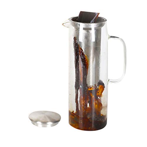 DONDOW Kaltes Gebräu Kaffeemaschine, 1 Quart, 32 Oz Iced Coffee Maker, Eistee-Maschine, Airtight kaltes Gebräu Pitcher… – Bild 5