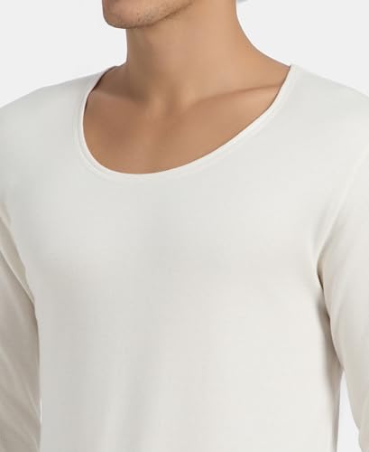 Image of Jockey 2401 Men's Super Combed Cotton Rich Full Sleeve Thermal Undershirt with Stay Warm Technology