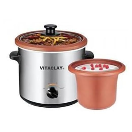 VitaClay Organic Slow Cooker and Yogurt Maker (2 Quart)